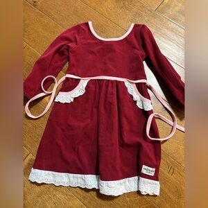 Watercolor clothing dress size 2t long sleeve